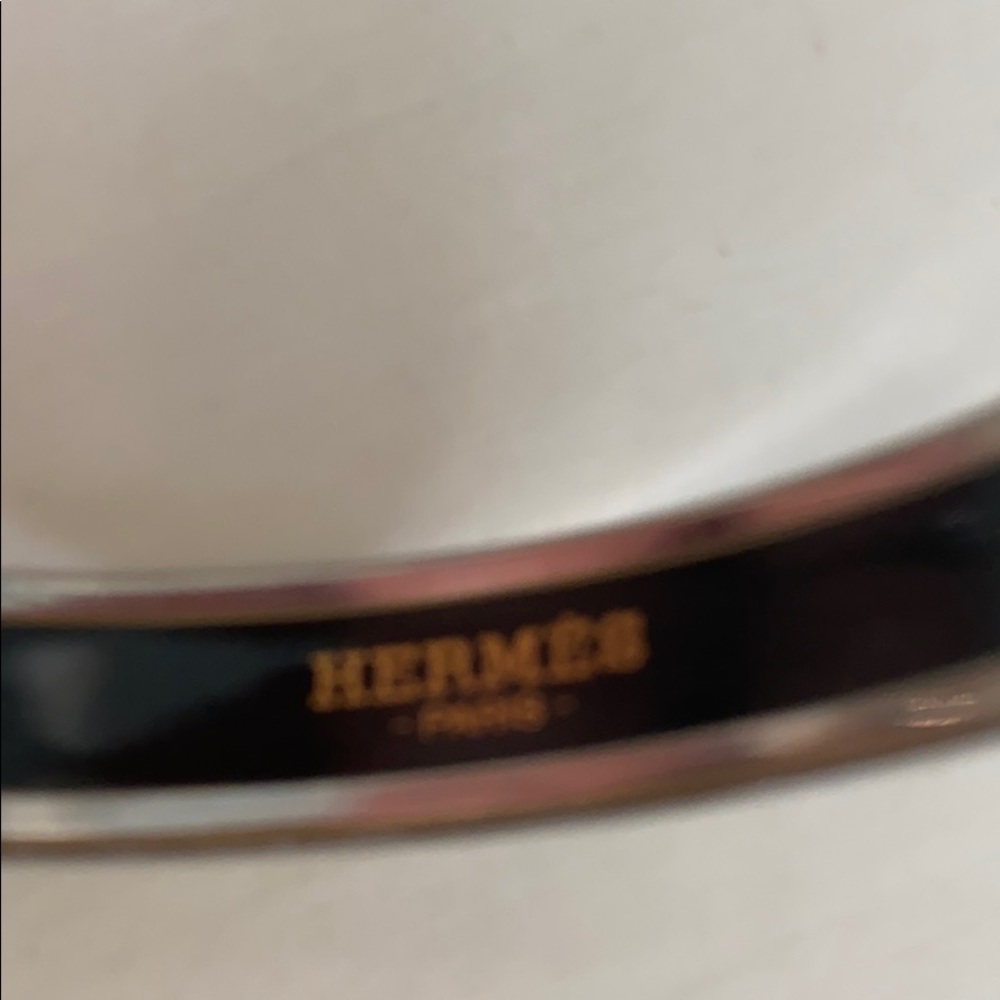 Herms Enamel Bracelet - image 2